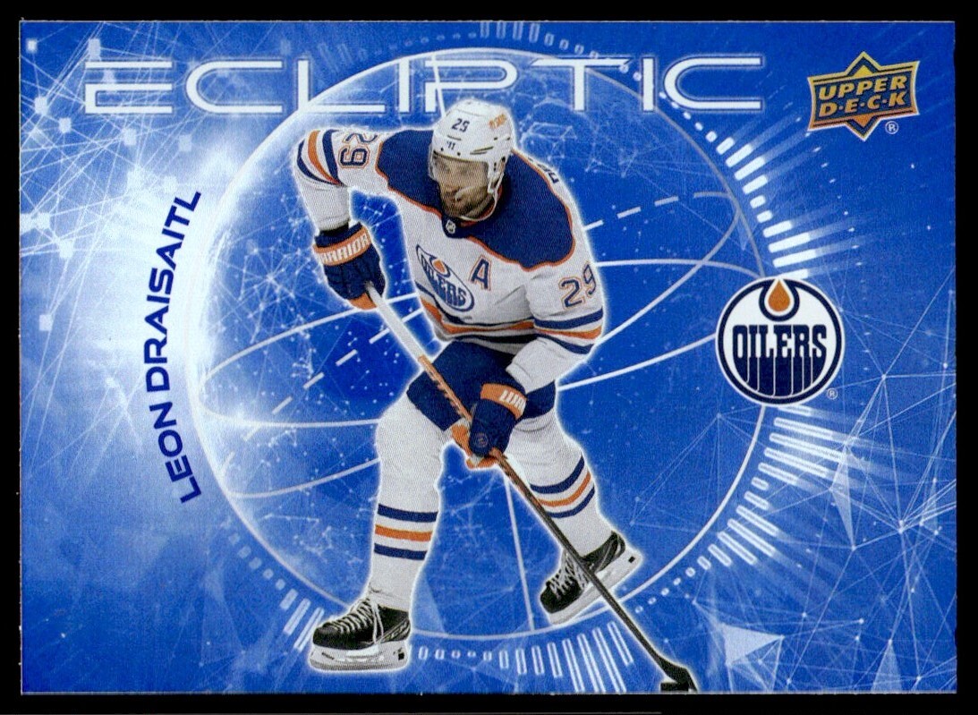 202324 Upper Deck Ecliptic. Leon Draisaitl Edmonton Oilers EC18 eBay
