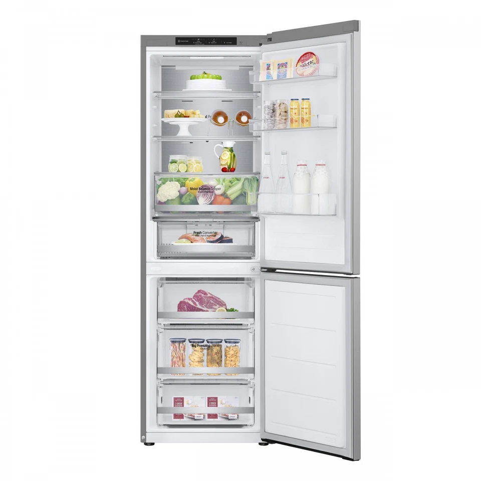 Lg Frigorifero Combinato 374 Litri Classe D No Frost Argento GBV5140DPY.APYQEUR - Immagine 2 di 4