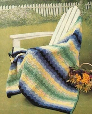 BEAUTIFUL Welcome Home Afghan/Crochet Pattern INSTRUCTIONS ONLY