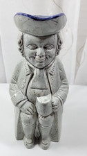 VTG Toby Style Jug Japan 9.5" Tall-Blue