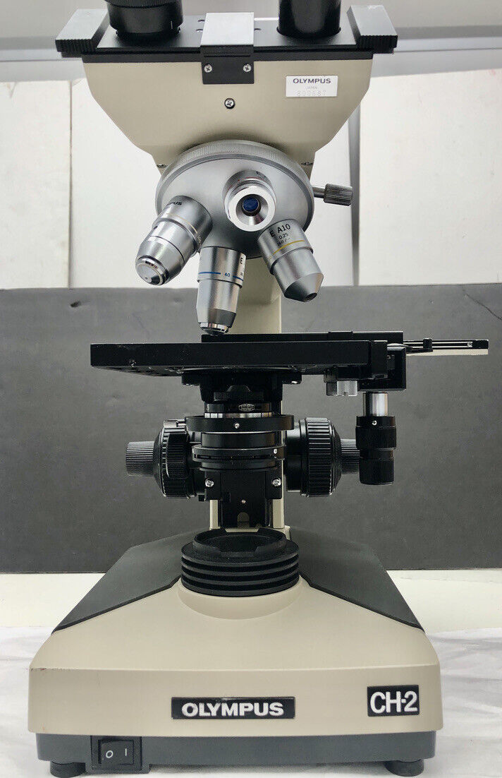 Olympus CHS CH-2 Binocular Head Microscope ,objectives E A4x Olympus CHS CH-2 Binocular Head Microscope ,objectives E A4x