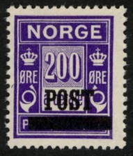 Norway 1929 (NK 171, MI 149, SC 144) - Postage due with surcharge - MNH