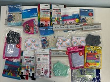 20 Packages of Kid Face masks NEW Mix variety See pics