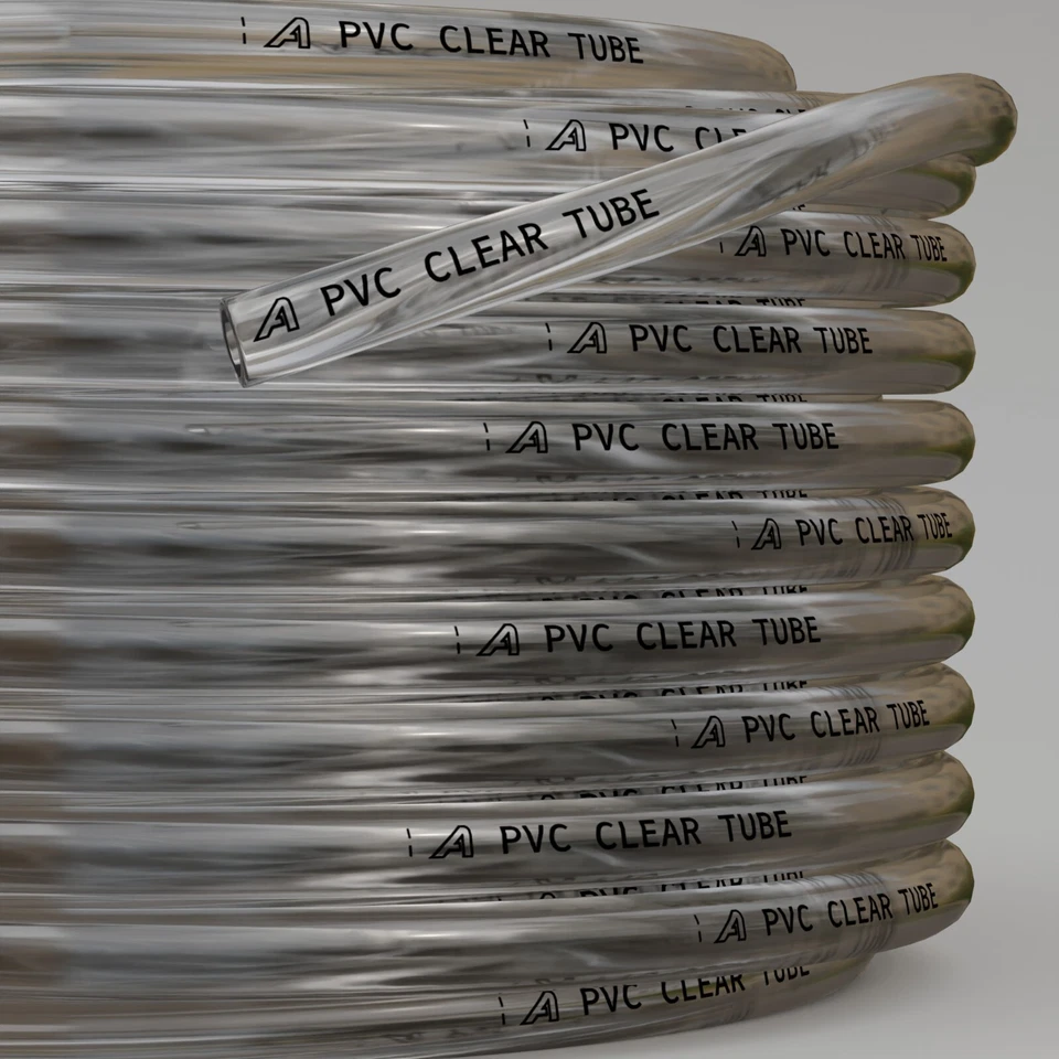 PVC Clear Plastic Flexible Hose Pipe Tube Fuel Oil Air Full Coil Deals Bulk - Image 3 of 4