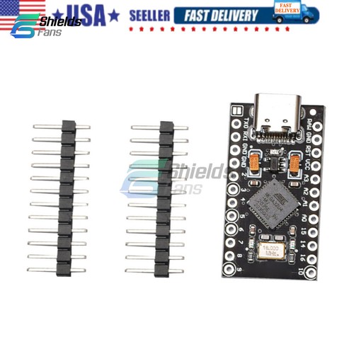 ATmega32U4 Pro Micro Controller Board for Arduino Pro Micro Type-C USB ...