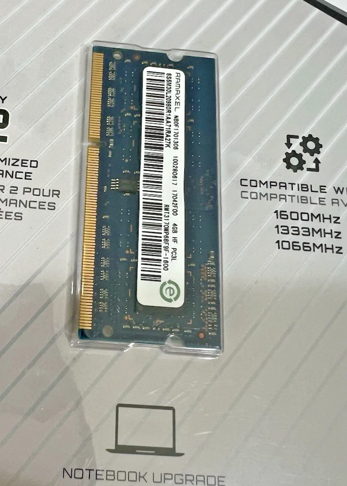 Ramaxel 4GB PC3-12800S DDR3-1600 MHz SoDIMM RAM Memory 204Pin fuzzguard fuzzguar - Image 3 of 4