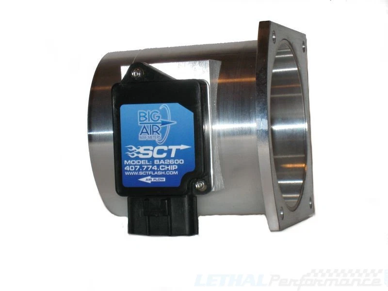 SCT BIG AIR BA2600 para FORD 90mm MEDIDOR DE FLUJO DE AIRE EN MASA BA-2600 MAF NUEVO GENUINO Foto 2 de 2
