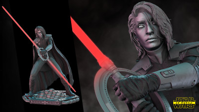 SECOND SISTER Statue Jedi Survivor Fallen Order Star Wars 3D Resin Model Kit