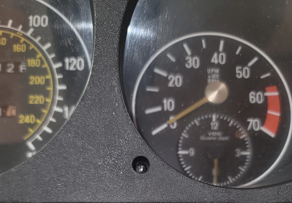 Cuadro de instrumentos velocímetro 73-80 Mercedes R107 450SL 450SLC FABRICANTE DE EQUIPOS ORIGINALES Foto 4 de 4