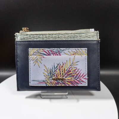 Parfois Womens Purse Card Holder Wallet Blue