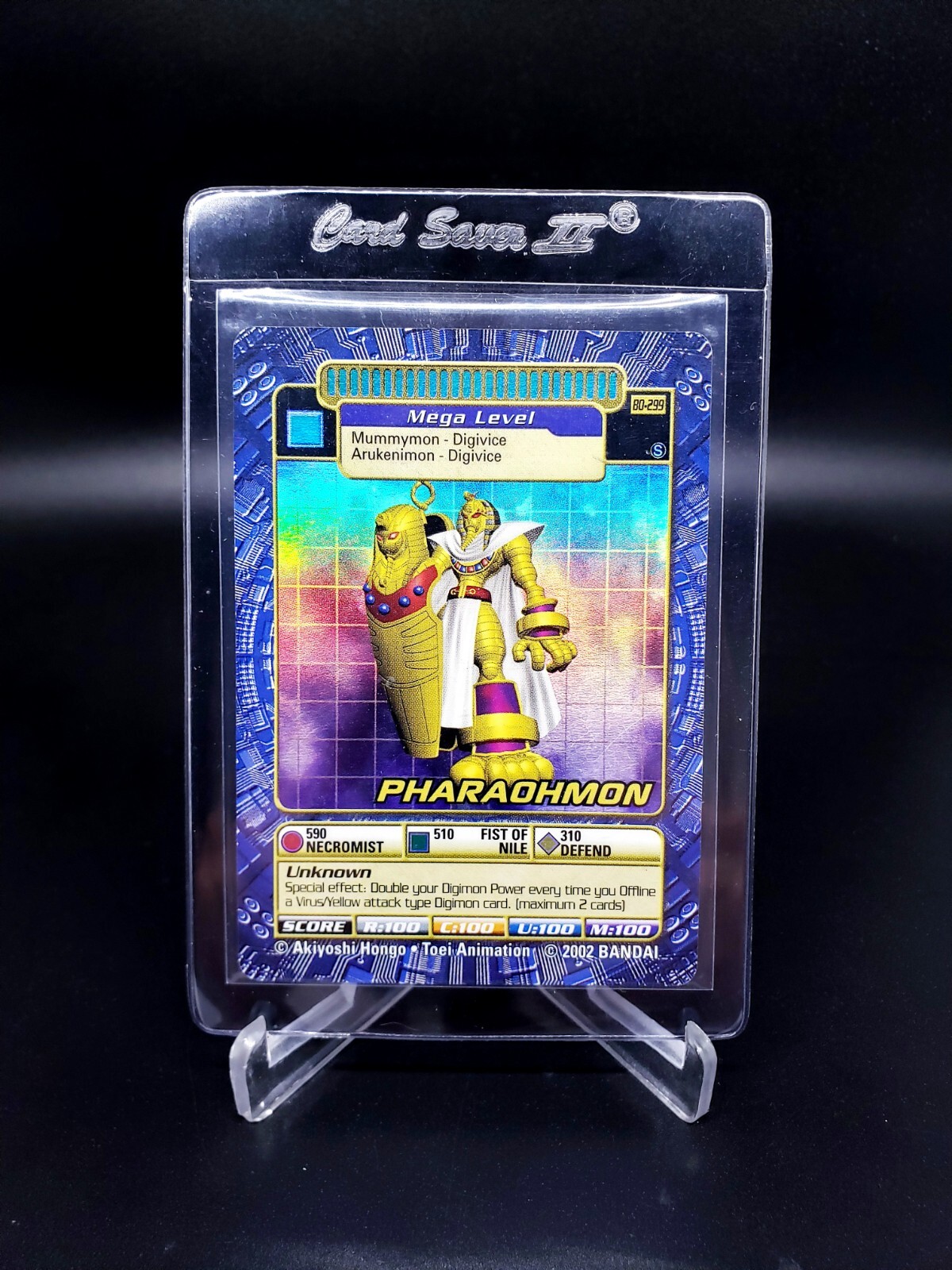 Pharaohmon #BO-299 Digimon Series 6 Booster trading card — raw and PSA graded price guide