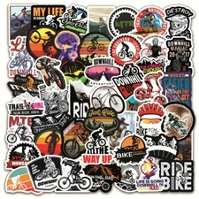Mountain Bike Stickers - 50 Pcs 