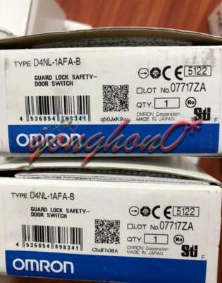 New One D4NL-1AFA-B Omron Guard Lock Safety Door Switch D4NL1AFAB