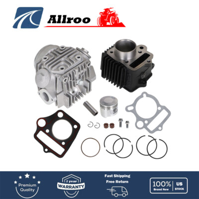 Top End Rebuild Kit Cylinder Head Piston For Honda Sportrax TRX90 90cc 2x4 93-05