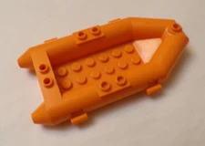 Lego x1 Orange 6x12 Dingy Raft, 30086 (028-316)