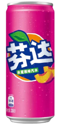 FANTA PEACH CHINA - 330 ML - CHINESE ASIAN FRUIT SODA FLAVOUR
