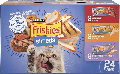 Purina Gravy Wet Cat Food Variety Pack, Beef, Chicken, Turkey 5.5Oz (Pack of 24)