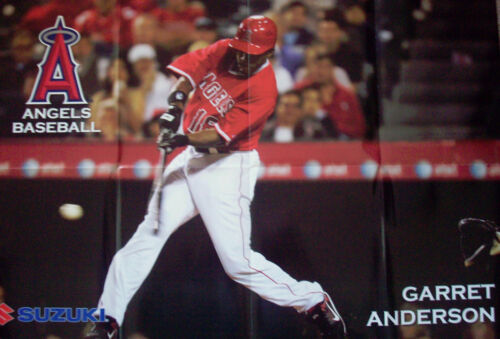 Los Angeles Angels Garrett Anderson Foldable Poster