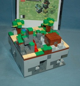 MINECRAFT, MICRO WORLD SET 21102 - LEGO - 2012 - USED