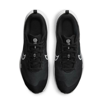 Nike Downshifter 12 Black White Lace Up Running Shoes DD9294  display picture 3