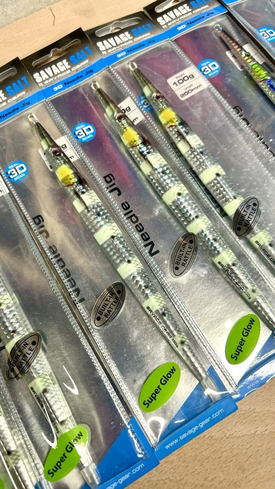 11 x Savage Gear 3D Needle Fishing Jigs 100g - Image 2 of 4