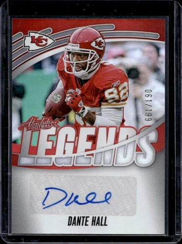 2025 Panini Absolute Dante Hall Base (RAW)