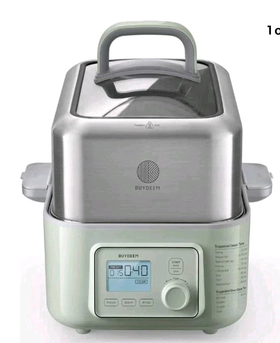 BUYDEEM G553 Electric Food Steamer - One Touch Steamer -NEW- FREE SHIP
Opens in a new window or tab