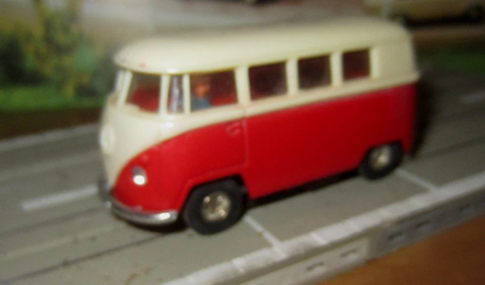 FALLER AMS 4873(?) VW Bus "BULLY" rot/weiss getestet für Sammler - Bild 2 von 4