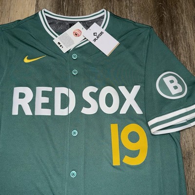 AUTHENTIC Nike Roman Anthony City Connect Boston Red Sox Green Monster Jersey