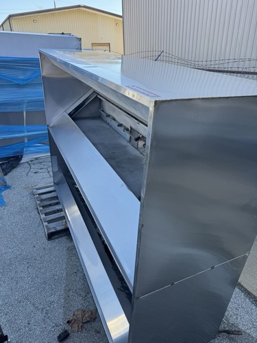 Type 1 Commercial Hood 8 1/2 Wide  X 6 Foot Deep, 6 Lights