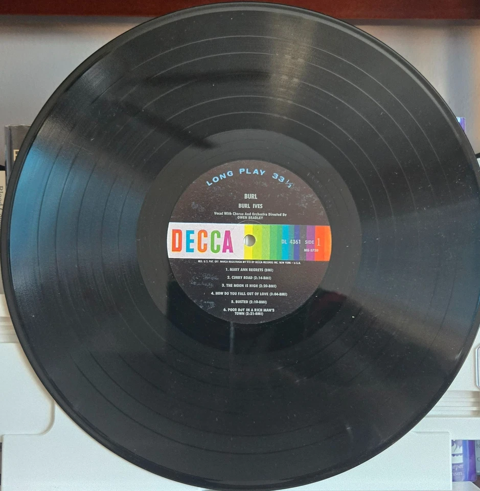 LP BURL IVES -BURL- WITH HANDWRITTEN NOTE - Image 3 of 4