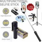 Smartphone Handy Selfie Stick Bluetooth Stativ Teleskop Stange mit Fernbedienung