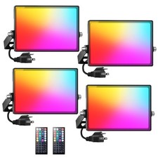 Flood Light Outdoor 300W Equivalent, 30W Color Changing RGBW Floodlight with ...