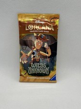 Sealed Lorcana Pack, Wilds Unknown Disney TCG Woody Art