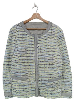 BIANCA Strickjacke Damen Strickbekleidung Gr. DE 46 hellgrau Casual-Look