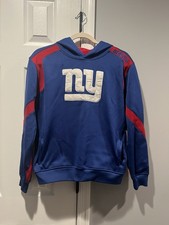 New York Giants Youth XL Hoodie Blue Red NFL Pullover Sweatshirt
