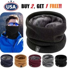 Winter Neck Warmer Gaiter Fleece Knitted Neck Warmer Windproof Face Cover USA