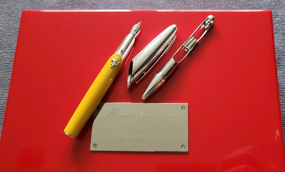 Montegrappa for Ferrari Limited Edition Füllfederhalter in "Modena Gelb" mit Box - Bild 4 von 4