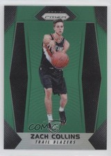 2017-18 Panini Prizm Green Prizm Zach Collins #144 Rookie RC 3do