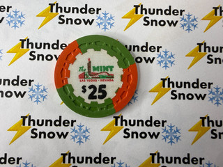 $25 The Mint Casino Chip 😳 Las Vegas Nevada⚡️❄️⚡️❄️⚡️❄️⚡️❄️