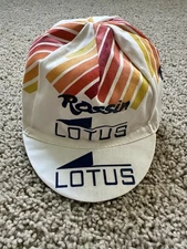 Vintage Rossin Lotus Watch Santini Cycling Hat Cap Spiral Design One Size
