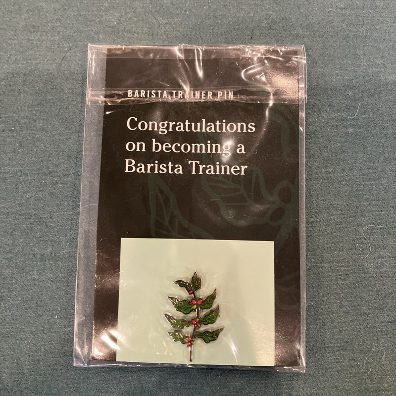 Starbucks Certified Partner Barista Trainer Apron Lapel Pin 2019 Brand New
