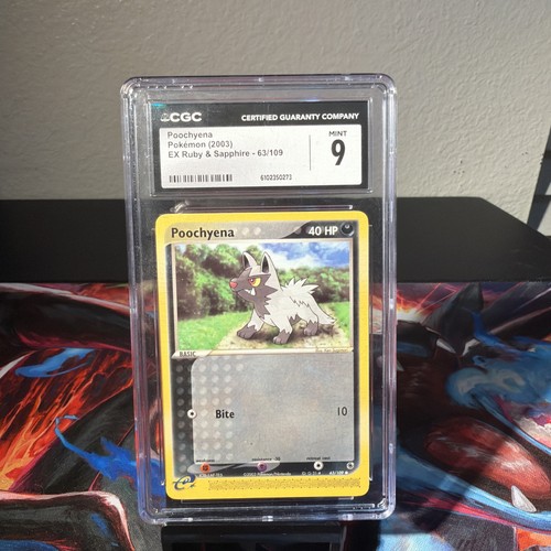 Poochyena graded CGC 9 for sale on eBay