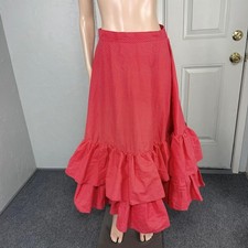Vintage 50's 60's 70's Women's Skirt Cotton Maxi Puff Polka Mod Retro Party QQ1