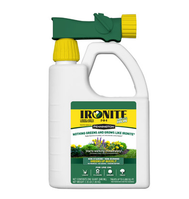Ironite Plus Lawn & Garden Ready-To-Spray 7-0-1 With 1% Iron (32 oz) Made In USA
