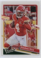 2023 Panini Clearly Donruss The Rookies Green 11/49 Rashee Rice #11 0i8b
