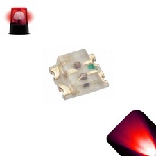 100 X 0606 0603 Led Smd Red Slow Flashing Ultra Bright Blinking Nano 100 X 0606 0603 Led Smd Red Slow Flashing Ultra Bright Blinking Nano