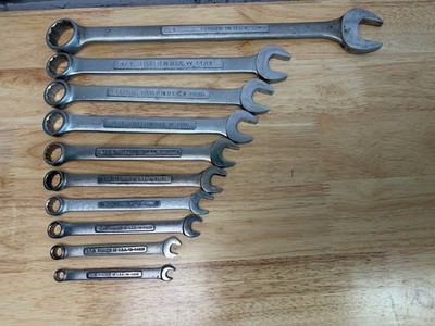 CRAFTSMAN SAE COMBINATION WRENCH SET, 12 POINT 1/4-1'' VA/V/VV Series