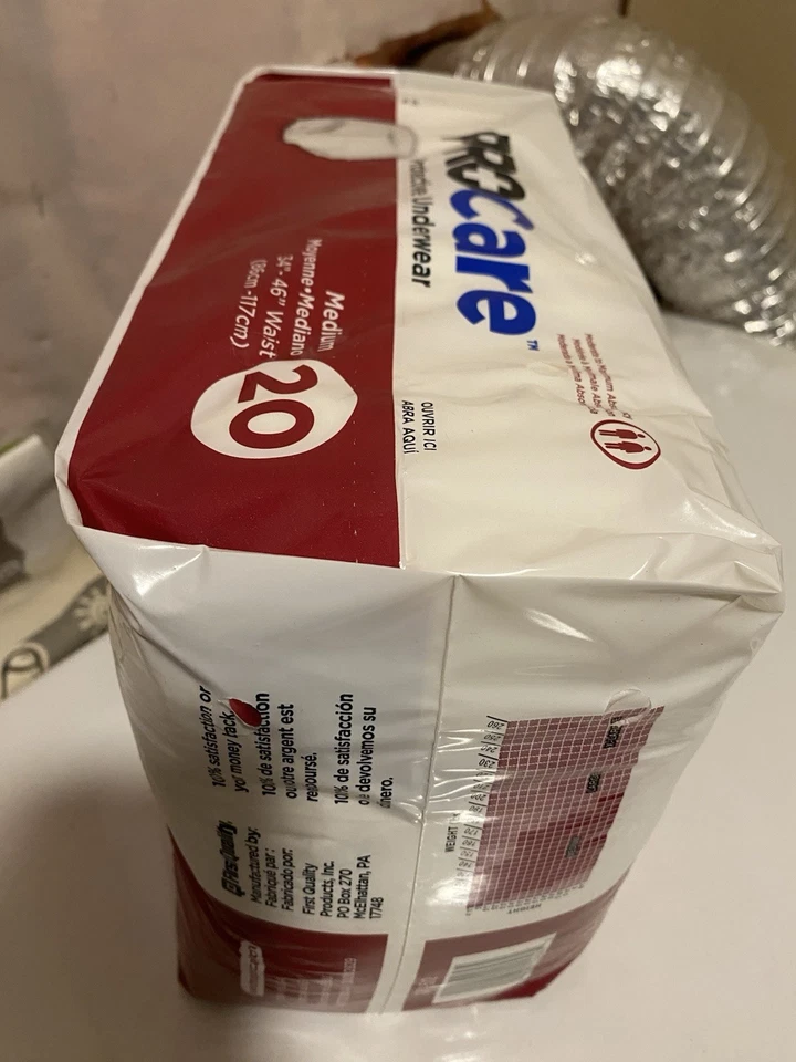 PROCare - Ropa Interior Protectora - Lote 4 Paquetes de 20 - Talla Mediana 34"- 46" Cintura Foto 4 de 4