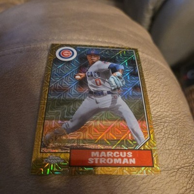 2022 Topps #T87C2-6 Marcus Stroman Chicago Cubs Silver Pack MOJO Baseball